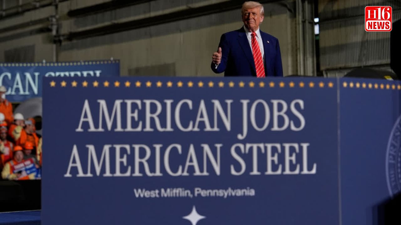 Trump Tells US Steelworkers He’s Going To Double Tariffs On Foreign Steel To 50 Per Cent